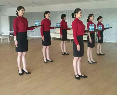 新时代宾馆康乐部――礼仪集训精彩集锦